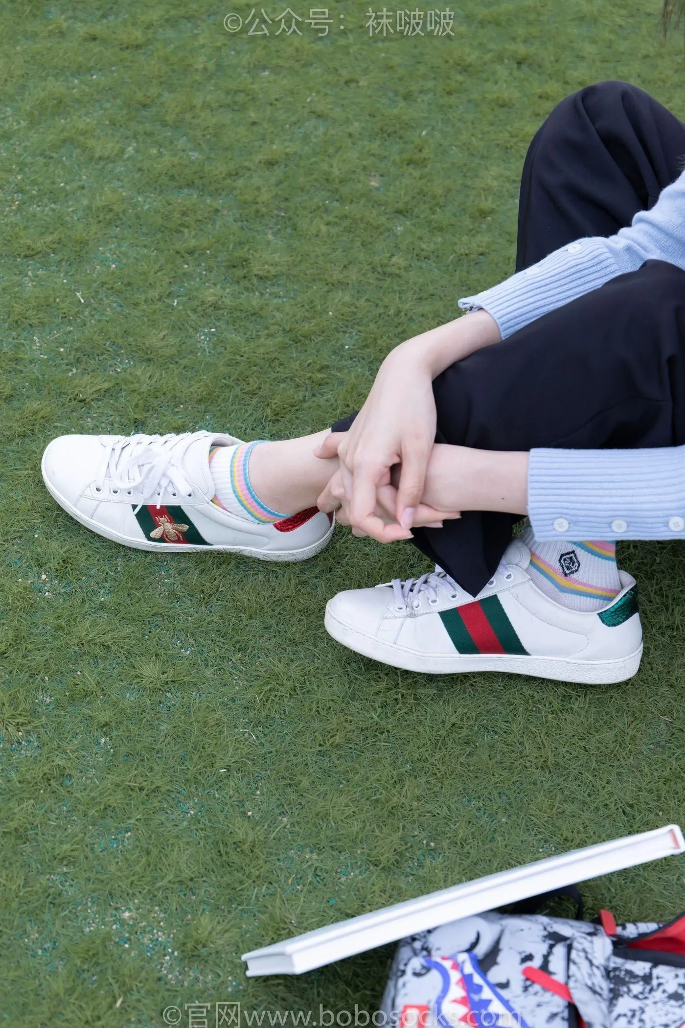 [BoBoSocks袜啵啵]NO.021 泡芙-板鞋、白棉袜、裸足 [131P]插图9